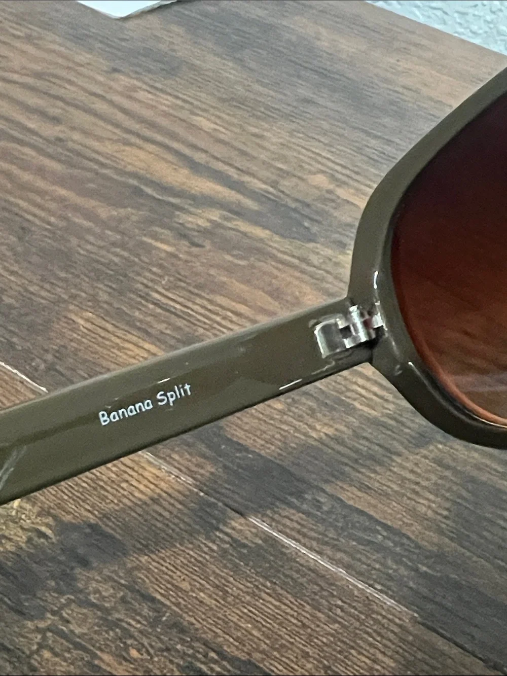 Orange Frame Sunglasses with Brown Lenses by Coach